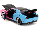 1:24 2015 Dodge Challenger SRT Hellcat -- Pink/Blue -- JADA: Pink Slips