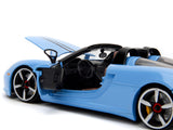 1:24 Porsche Carrera GT Convertible -- Blue w/Black Stripes -- JADA: Pink Slips