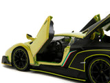 1:24 Lamborghini Veneno -- Lime Green Metallic / Matt Black -- JADA: Pink Slips