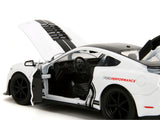 1:24 2020 Ford Mustang Shelby GT500 -- #65 White w/ Black Top -- JADA