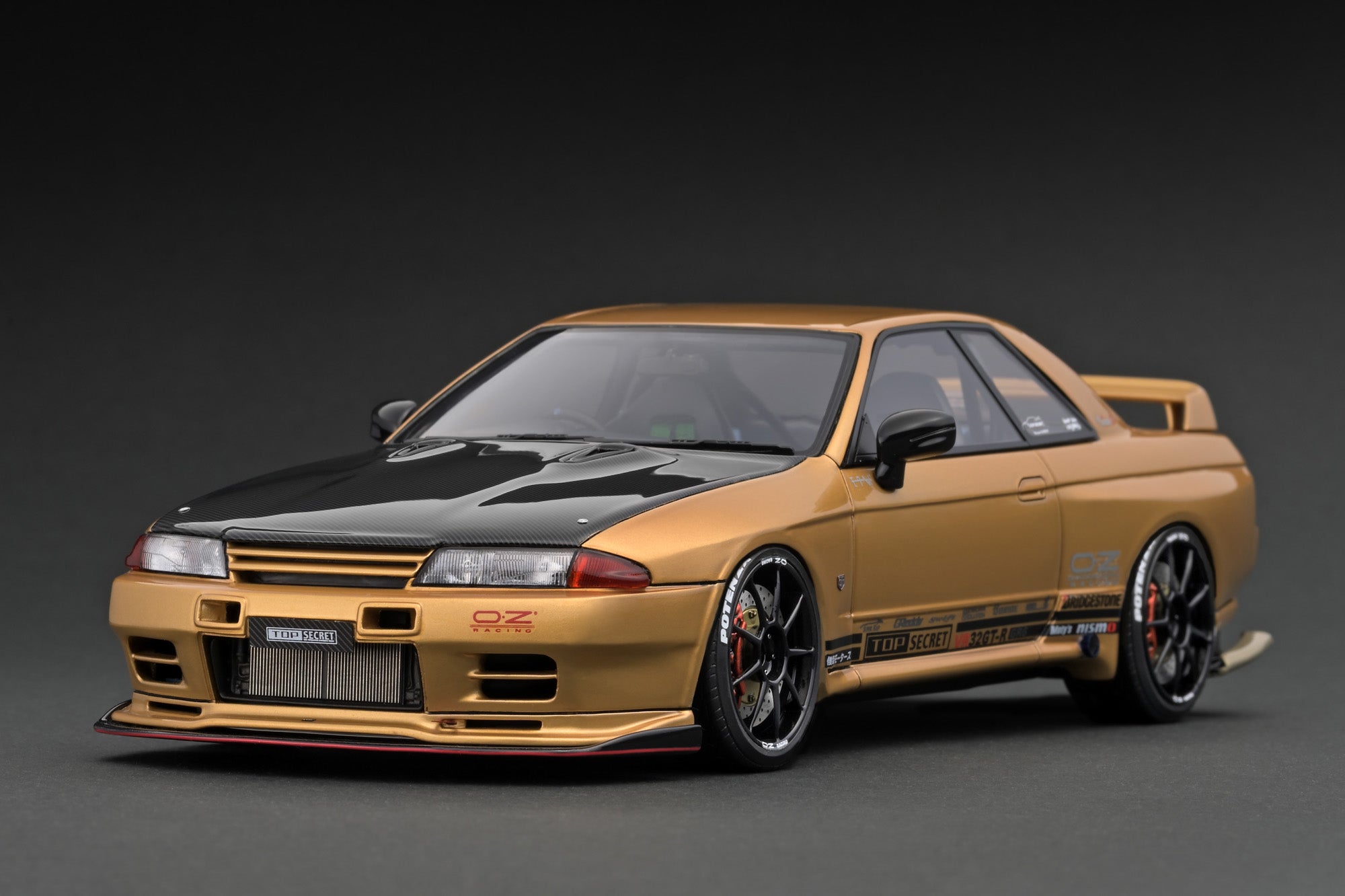 1:18 Nissan Skyline R32 GT-R TOP SECRET -- Gold -- Ignition Model IG35