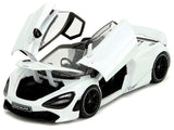 1:24 McLaren 720S -- White Metallic w/Black Top -- JADA: Pink Slips
