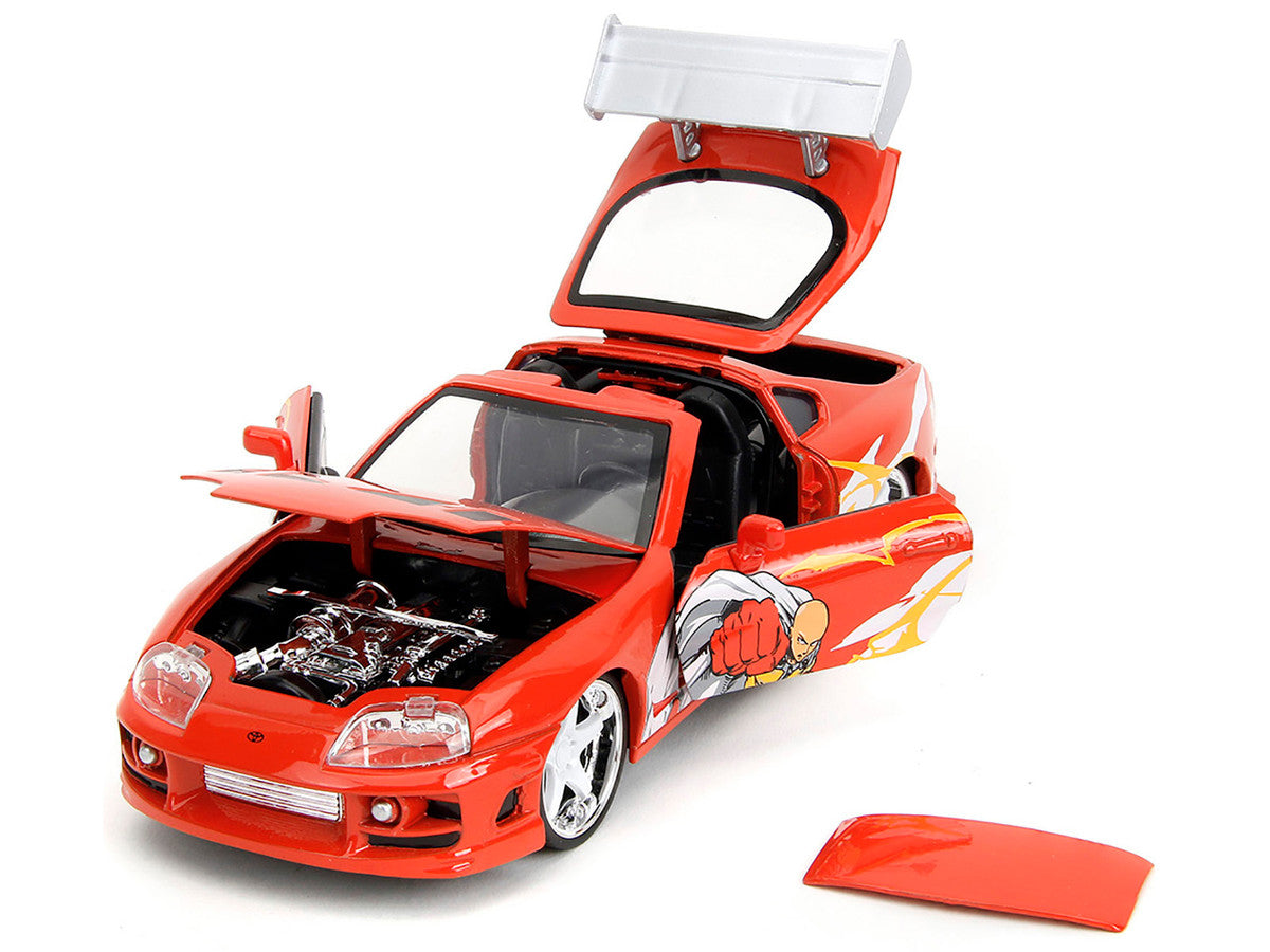 1:24 One Punch Man Saitama w/ 1995 Toyota Supra -- JADA: Hollywood Rid