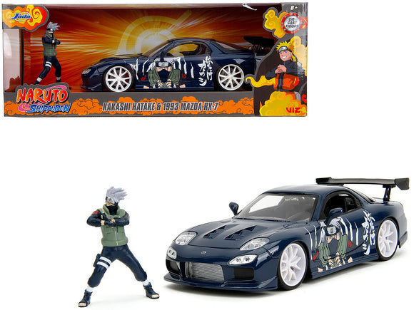 1:24 Kakashi Hatake w/ 1993 Mazda RX-7 -- V2 Naruto Shippuden -- JADA