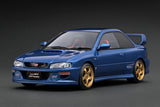 (Pre-Order) 1:18 Subaru Impreza WRX Type R STI Version V (GC8) -- Blue Metallic -- Ignition Model IG3540