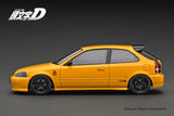 (Pre-Order) 1:18 Initial D -- Honda CIVIC (EK9) Type R Yellow -- Ignition Model IG3541