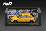 (Pre-Order) 1:18 Initial D -- Honda CIVIC (EK9) Type R Yellow -- Ignition Model IG3541