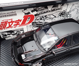 (Pre-Order) 1:18 Initial D -- Mitsubishi Lancer Evolution III GSR (CE9A) Black -- Ignition Model IG3543