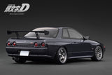 1:18 Initial D -- Nissan Skyline GT-R (BNR32) Gun Grey Metallic -- Ignition Model IG3545