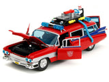 1:24 Optimus Prime Ambulance Ecto-1 -- Ghostbusters x Transformers -- JADA