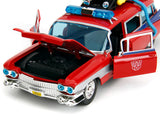 1:24 Optimus Prime Ambulance Ecto-1 -- Ghostbusters x Transformers -- JADA