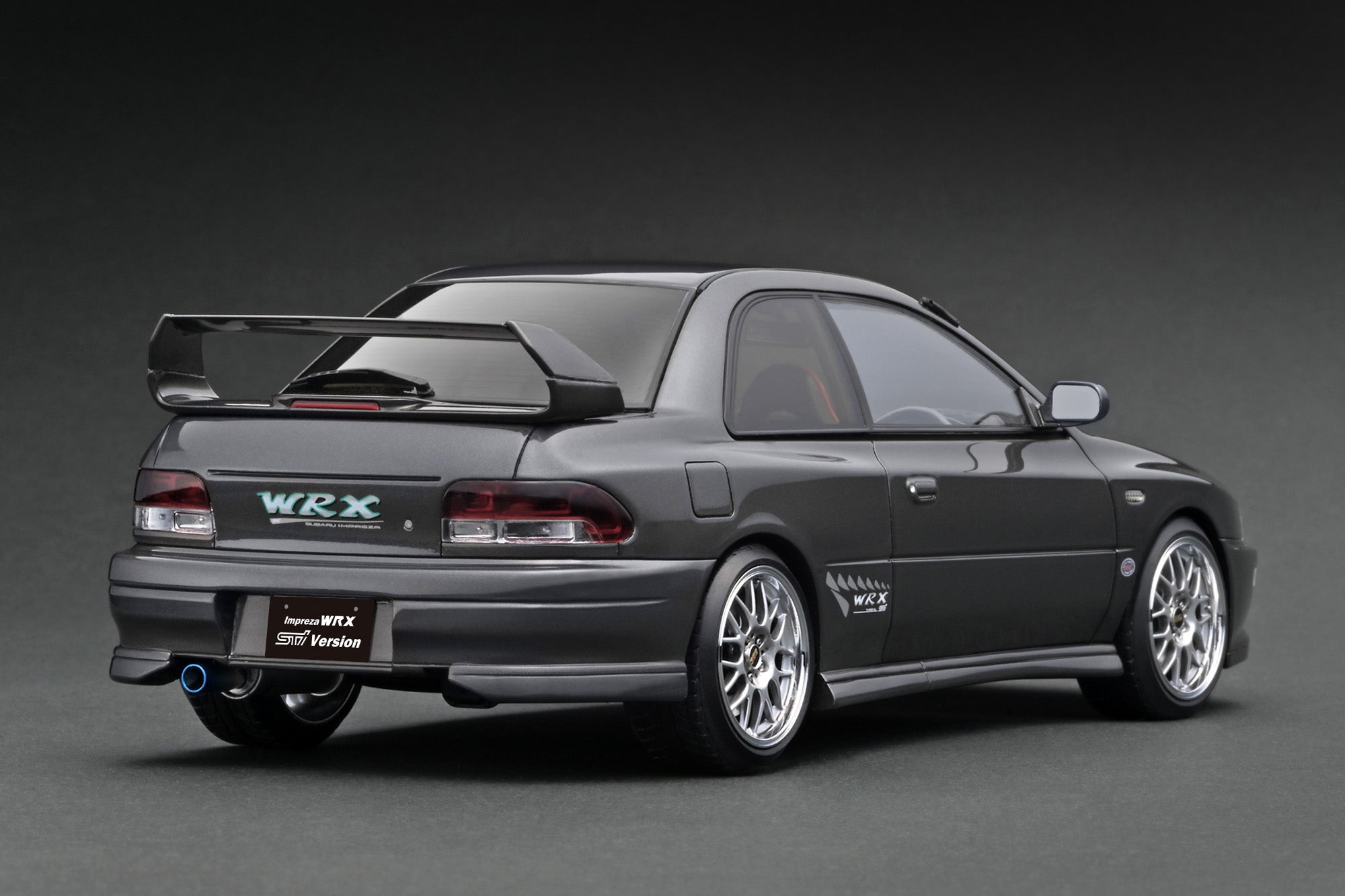 Grx Type R 1:18 Subaru Impreza WRX Type R STI (GC8) - Gun Metallic -- Ignition Mo