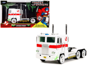 1:24 Optimus Prime Ecto-1 Truck -- Ghostbusters x Transformers -- JADA