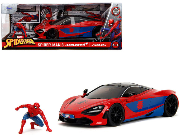 1:24 Spider Man w/ McLaren 720S -- Marvel The Avengers -- JADA