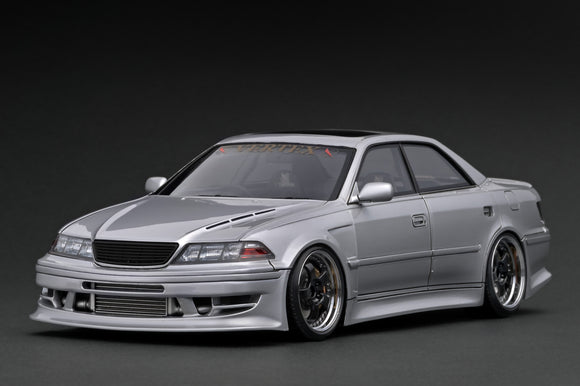 1:18 Toyota JZX100 MARK-II VERTEX -- Silver -- Ignition Model IG3578