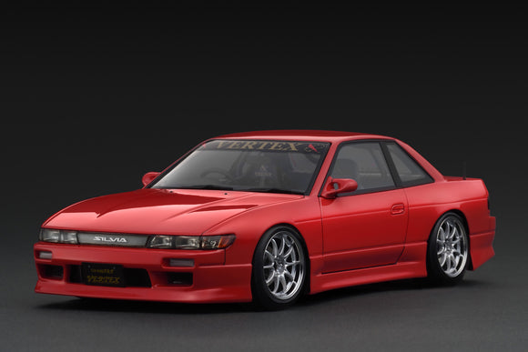 1:18 Nissan S13 Silvia VERTEX -- Red  -- Ignition Model IG3584