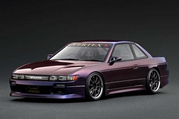 1:18 Nissan S13 Silvia VERTEX -- Purple Metallic -- Ignition Model IG3586
