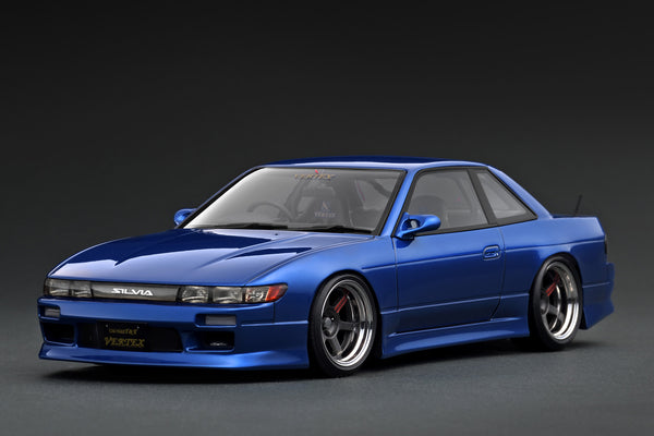 1:18 Nissan S13 Silvia VERTEX -- Blue Metallic -- Ignition Model IG358