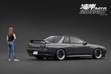 1:18 Nissan Skyline R32 GT-R - Grey -- Wangan Midnight w/Figurine -- Ignition IG3595