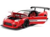1:24 2002 Honda NSX-R -- "Bridgestone" Red / Black / White -- JADA: JDM Tuners