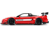 1:24 2002 Honda NSX-R -- "Bridgestone" Red / Black / White -- JADA: JDM Tuners
