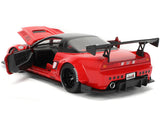 1:24 2002 Honda NSX-R -- "Bridgestone" Red / Black / White -- JADA: JDM Tuners