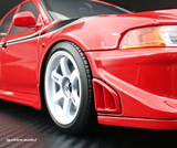 (Pre-Order) 1:18 Mitsubishi Lancer Evolution VI GSR T.M.E (CP9A) -- Red -- Ignition Model IG3664