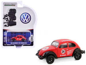 1:64 Volkswagen Split Window Beetle -- #24 Red "Texaco" --  Greenlight