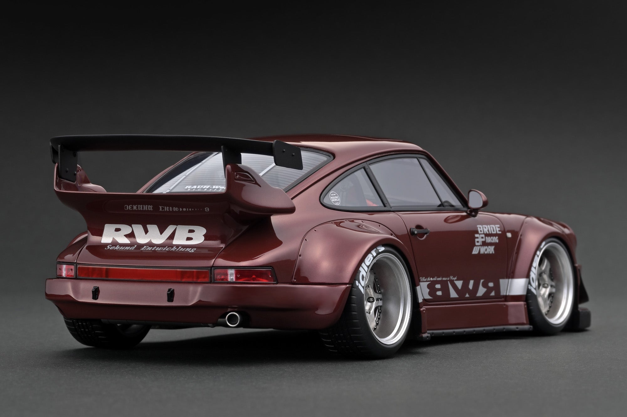 1:18 RWB 930 (Porsche 911) -- Dark Red -- Ignition Model IG3622