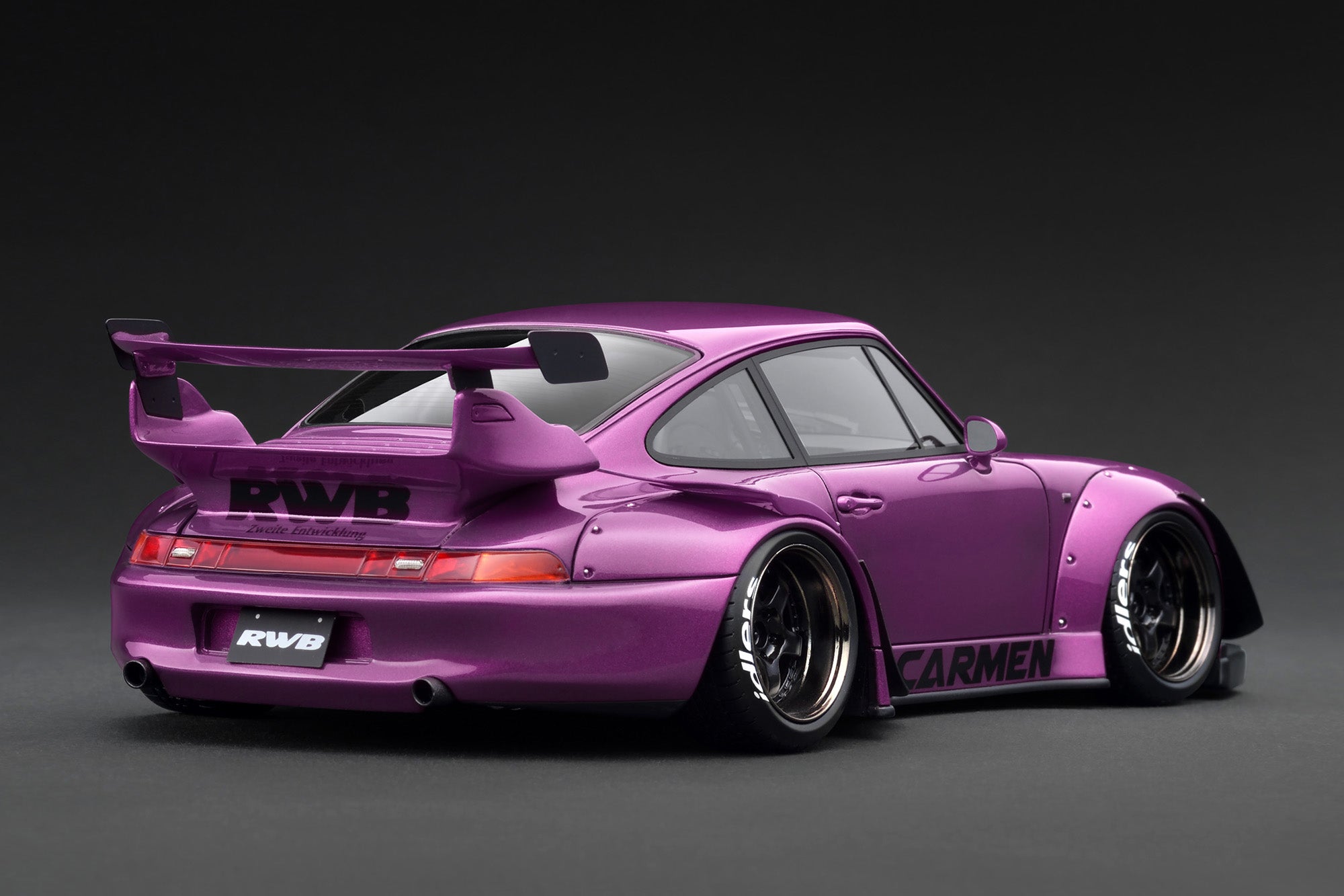 1:18 RWB 993 (Porsche 911) -- Purple Metallic -- Ignition Model IG3623