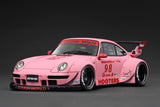 1:18 RWB 997 GT3 (Porsche 911) -- "Hooters" Pink -- Ignition Model IG3624