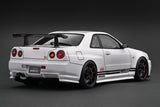 1:18 Nissan Skyline R34 GT-R TOP SECRET -- White -- Ignition Model IG3642