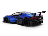 1:24 Chevrolet Corvette C8 Liberty Walk -- Candy Blue / Black -- JADA: Hyperspec