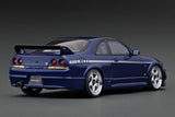 (Pre-Order) 1:18 NISMO 400R (BCNR33) -- Deep Marine Blue -- Ignition Model IG3655