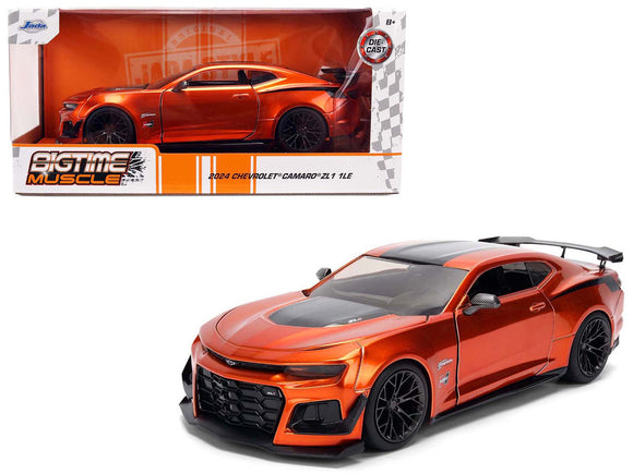 1:24 2024 Chevrolet Camaro ZL1 1LE -- Metallic Orange -- JADA: Big Time Muscle