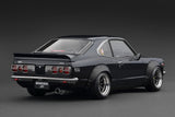1:18 Mazda RX3 Savanna (S124A) Semi Works -- Black -- Ignition Model IG3728