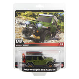 1:43 2012 Jeep Wrangler 392 Rubicon -- Military Green -- Hot Wheels HMD41-HWT19