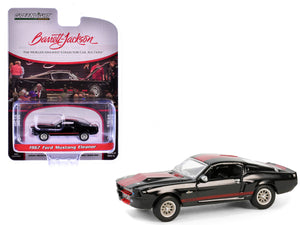 1:64 1967 Ford Mustang Eleanor -- Raven Black with Red Stripes --  Greenlight