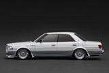 (Pre-Order) 1:18 Toyota Crown Royal Saloon G (130) -- Pearl White/Silver -- Ignition Model IG3732