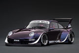 1:18 RWB 997 GT3 (Porsche 911) -- "Army Girl" Purple -- Ignition Model IG3739