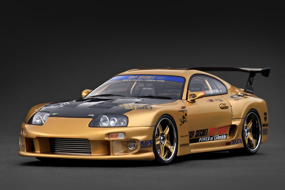 1:18 Toyota Supra (A80) -- TOP SECRET GT300 Gold -- Ignition Model IG3743