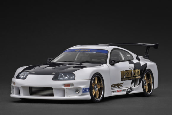 1:18 Toyota Supra (A80) -- TOP SECRET GT300 White -- Ignition Model IG3744
