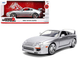 1:24 1995 Toyota Supra -- Silver -- JADA: JDM Tuners