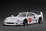 1:18 Ferrari F40 by Liberty Walk -- White -- Ignition Model IG3752