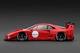 1:18 Ferrari F40 by Liberty Walk -- Red -- Ignition Model IG3754