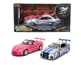 (Pre-Order) 1:24 Brian R34 Skyline / Suki Honda S2000 -- Twin Pack -- JADA: Fast & Furious 25th