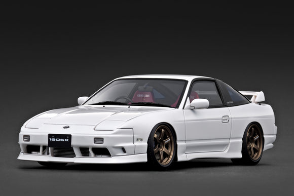 1:18 Nissan 180SX Type X (RPS13) -- White -- Ignition Model IG3765