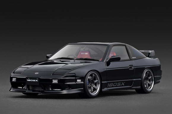 1:18 Nissan 180SX Type X (RPS13) -- Black -- Ignition Model IG3767