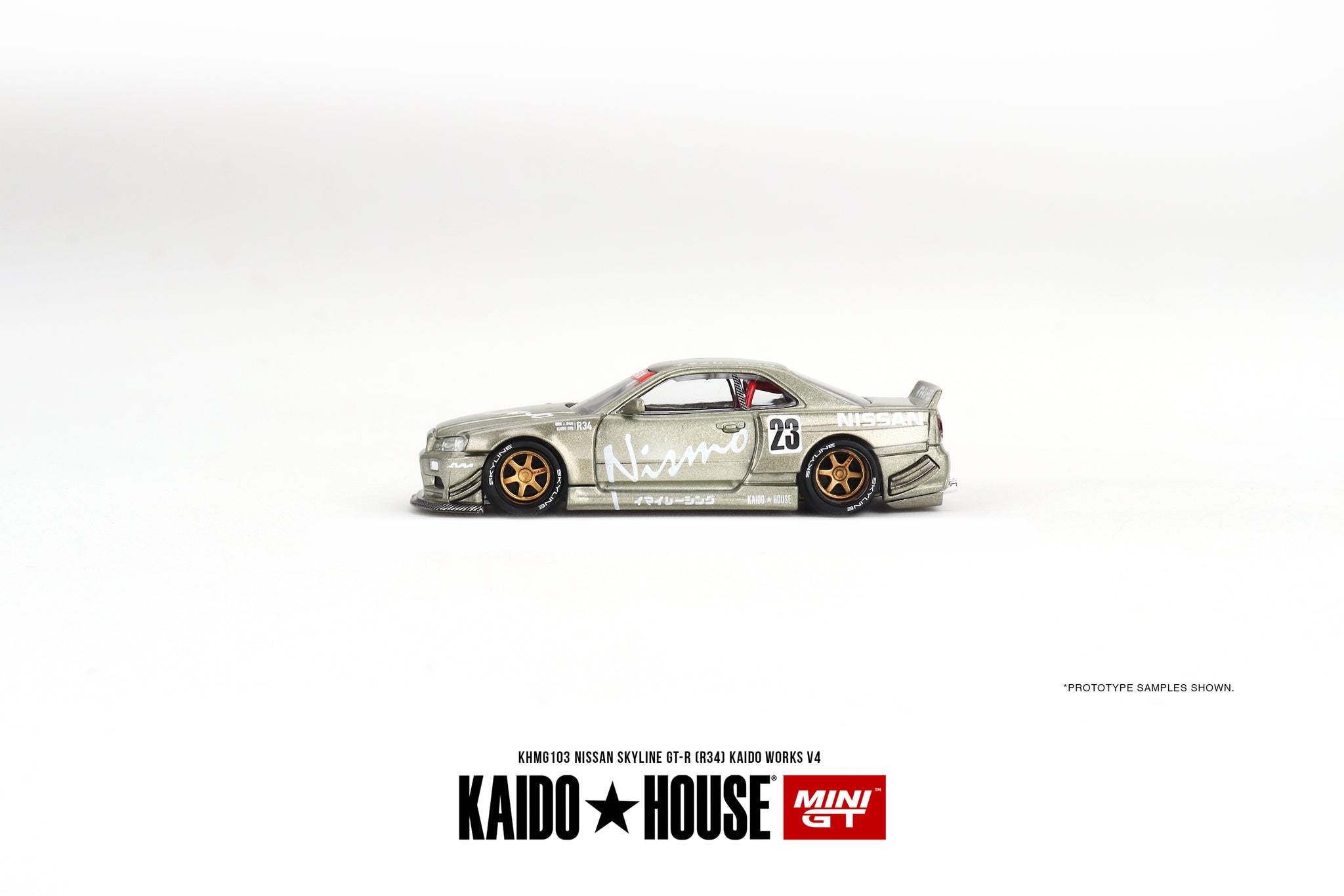 Mini GT KAIDO HOUSE LTD EDN 日産 GTR34 限定 Kaido House x Mini GT 1/64 日産 GT-R (R34) 1999 Sinjuku V2