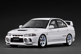 1:18 Mitsubishi Lancer Evolution IV (CN9A) -- White -- Ignition Model IG3782